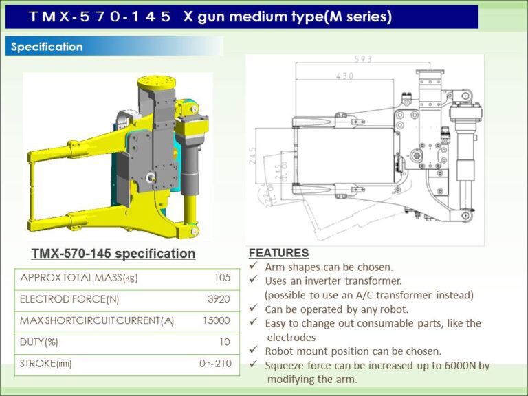 X Gun Medium Type (M Series)